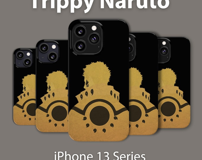 Trippy Naruto Slim iPhone 13 Series Phone Case - Trendy Anime Cover, Ninja Aesthetic Phone Skin, Unique Manga Gift, Otaku Accessory