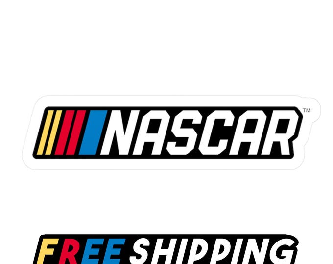 NASCAR Sticker, Race Car Enthusiast Decal, Vinyl Racing Graphic, Car Lover Gift, Racing Fan Decoration, Car Enthusiast