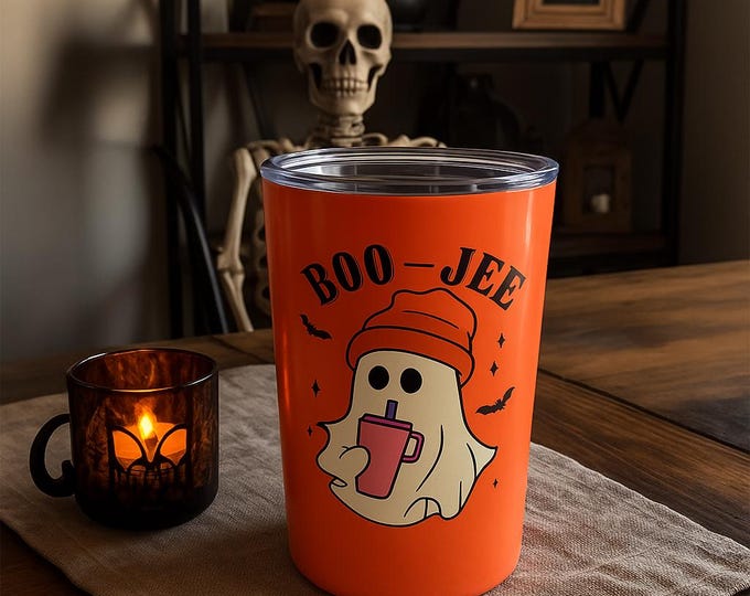 Boo-Jee Ghost Tumbler: 20oz Halloween Travel Mug