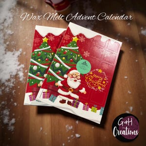 Calendario dell'Avvento di Natale in cera fusa