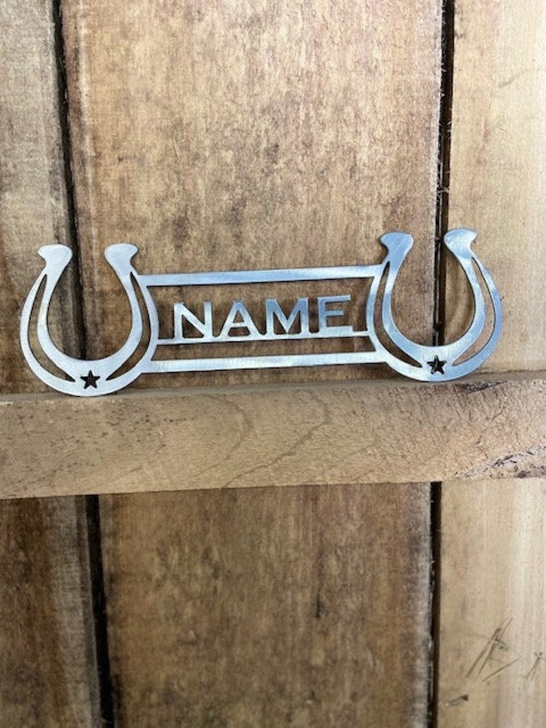 Personalized Horse Stall Name Plates Etsy