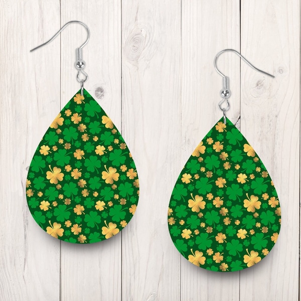 PNG Earring Irish St Patrick's Day Sublimation High Resolution File