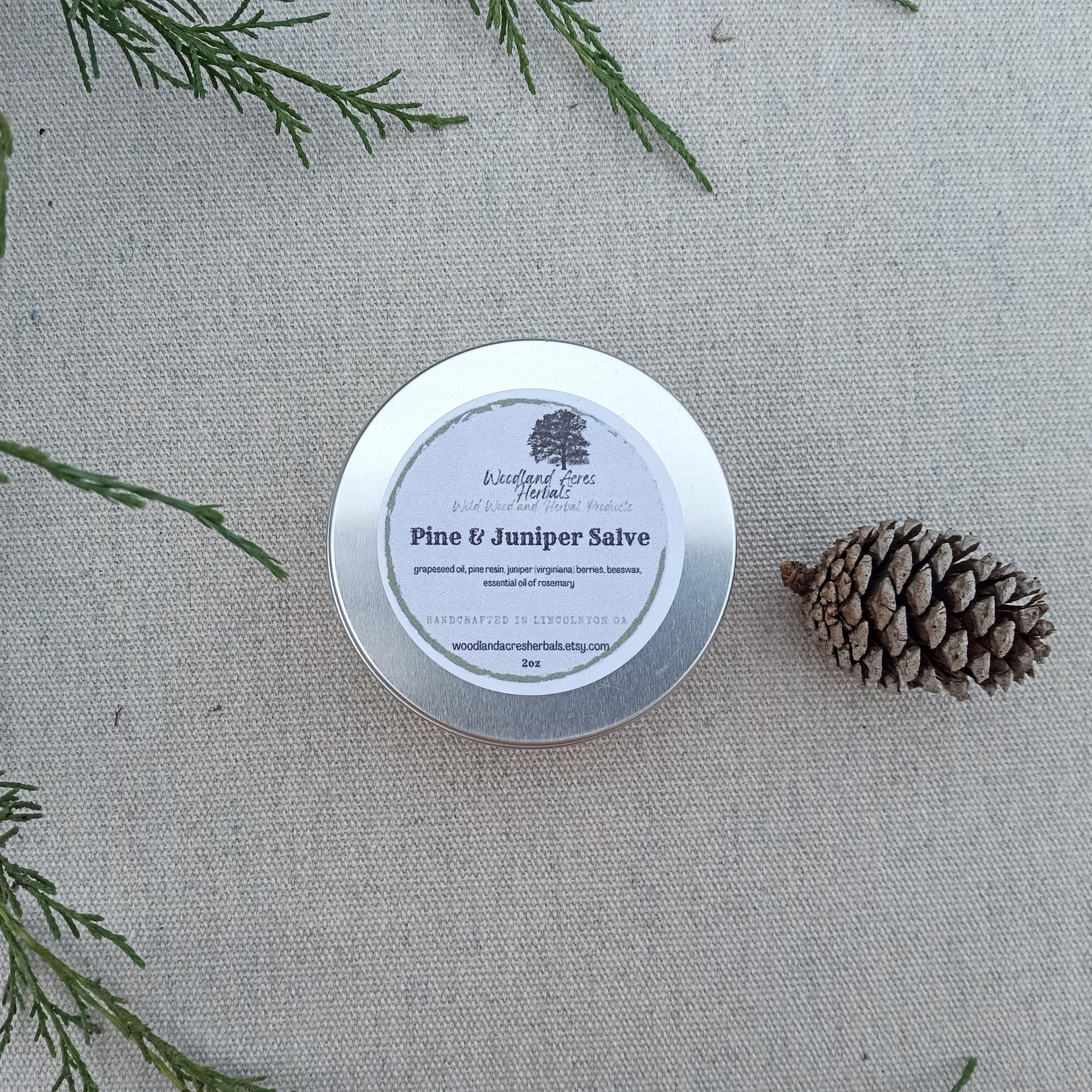 Pine Resin First Aid Salve - Now in a larger 80ml tin!