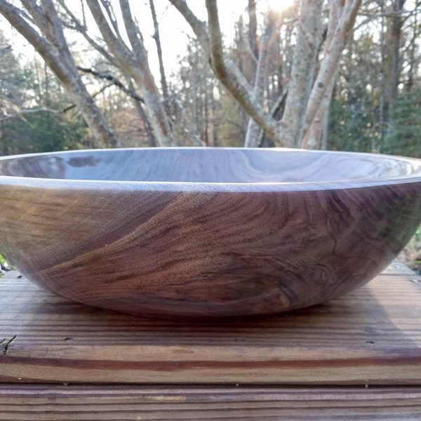 Modern Wood Bowl Etsy
