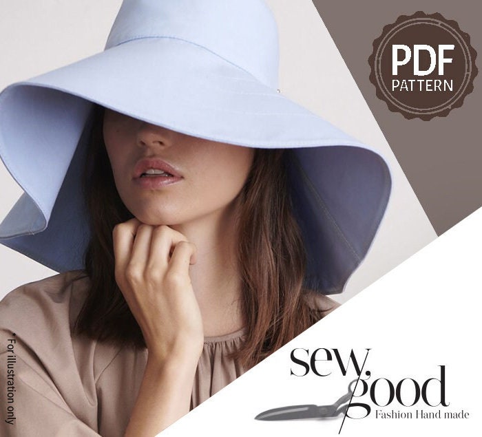 Wide brim hat 2025 sewing pattern