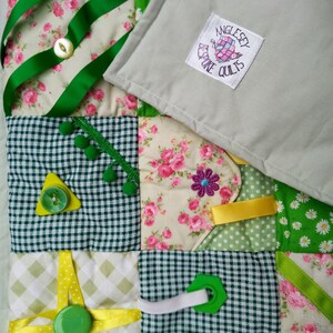 Handcrafted Bespoke Fidget Quilt for Dementia / Sensory Blanket - Etsy