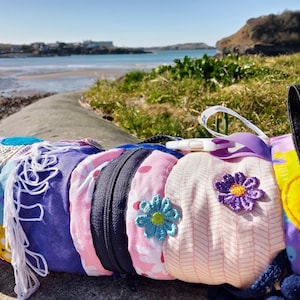 Dementia Muff (Feline Friends - Pink/Purple) Bespoke Sensory Activities For Alzheimer&#39;s
