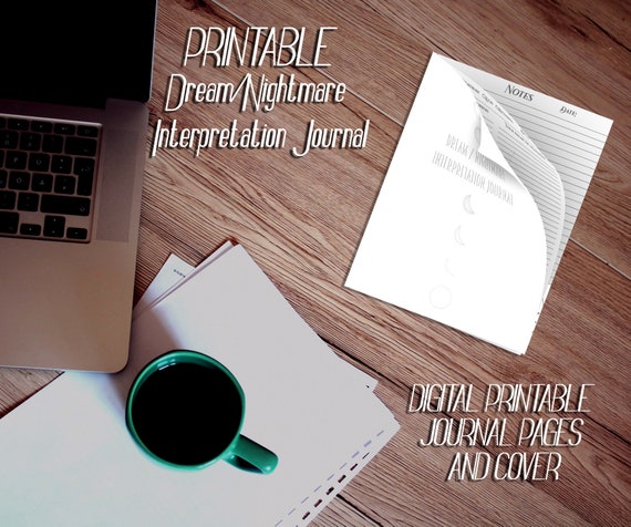 Printable Minimalist Dream Journal Pages Digital Dream Journal - Etsy