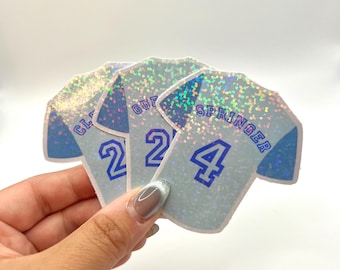 Pegatinas de vinilo / Camiseta de jugador de los Toronto Blue Jays / Impermeables