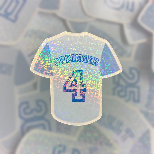 Vinyl Stickers | Toronto Blue Jays Players Jersey | Waterproof