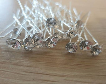 Crystal Wedding Hair Pins wedding pins pearls hair pins CZ wedding accessories bridal hair accessories