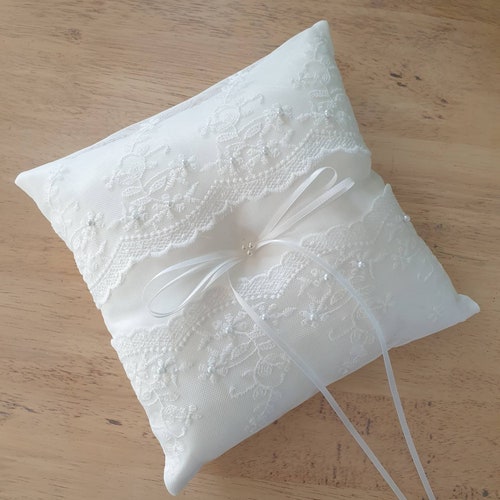 Champagne Ring Bearer Pillow Page Boy Pillow Wedding Ring Etsy