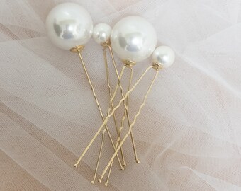 Antique Pearl Wedding Hair Pins , wedding pins pearls hair pins white pearl wedding accessories bridal hair accessories