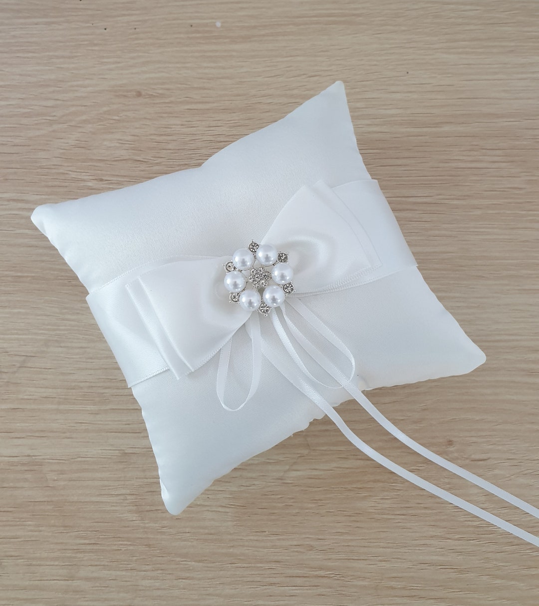 Off White Ring Bearer Pillow Page Boy Pillow Wedding Ring Etsy