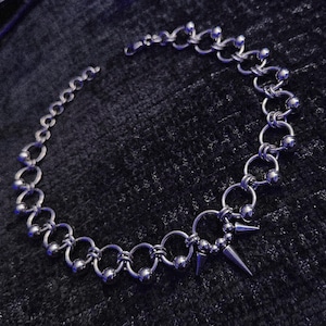 Bastet chainmail choker