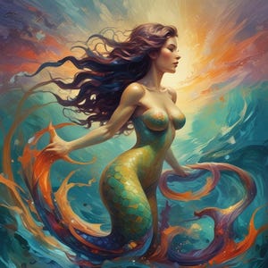 Nude mermaid - Etsy España