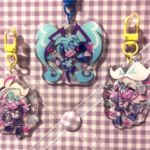 Vocaloid Project Sekai Epoxy Arcrylic Charm Keychain (B/C GRADE ONLY)