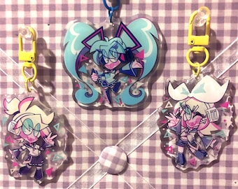 Vocaloid Project Sekai Epoxy Arcrylic Charm Keychain (B/C GRADE ONLY)