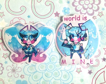 Vocaloid Project Sekai Hatsune Miku Colorful Stage Starry Holographic Vinyl Stickers