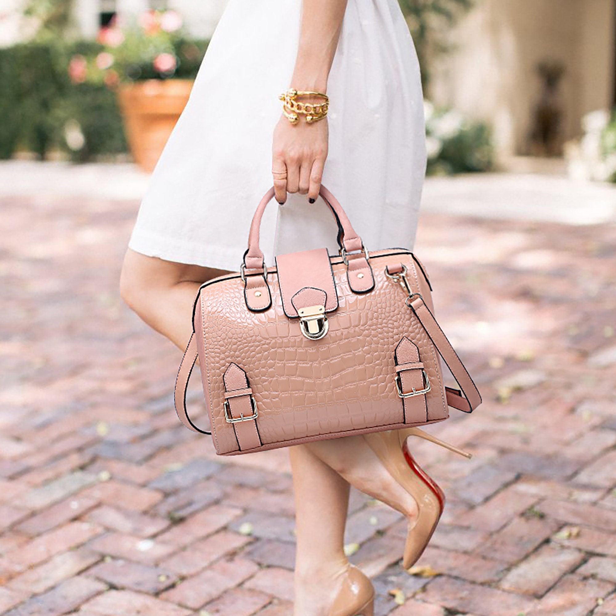 Ladies barrel deals bag