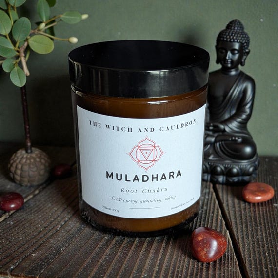 Root Chakra - Muladhara Essential Oil Soy Wax Candle