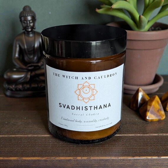 Sacral Chakra – Svadhisthana Essential Oil Soy Wax Candle