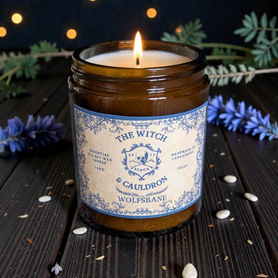 Wolfsbane Essential Oil Soy Wax Candle