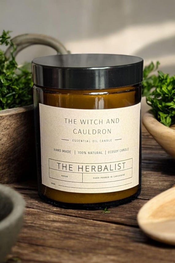 The Herbalist Essential Oil Soy Wax Candle