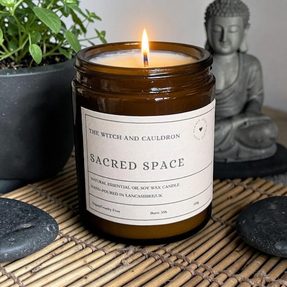 Sacred Space Essential Oil Soy Wax Candle