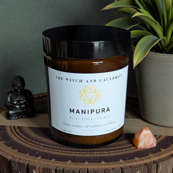 Solar Plexus Chakra - Manipura Essential Oil Soy Wax Candle