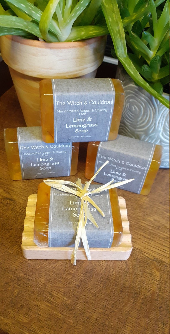 Lime & Lemongrass Essential Oil Soap Bar - 120g