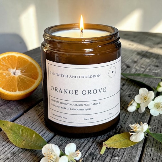 Orange Grove Essential Oil Soy Wax Candle