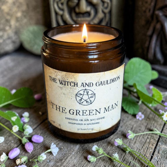 The Green Man Essential Oil Soy Wax Candle