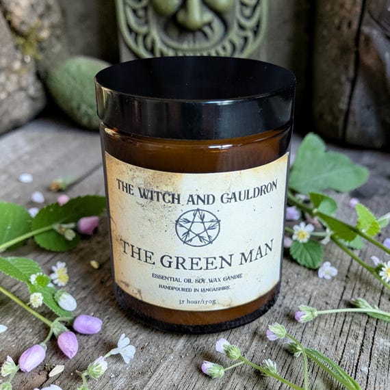 The Green Man Essential Oil Soy Wax Candle
