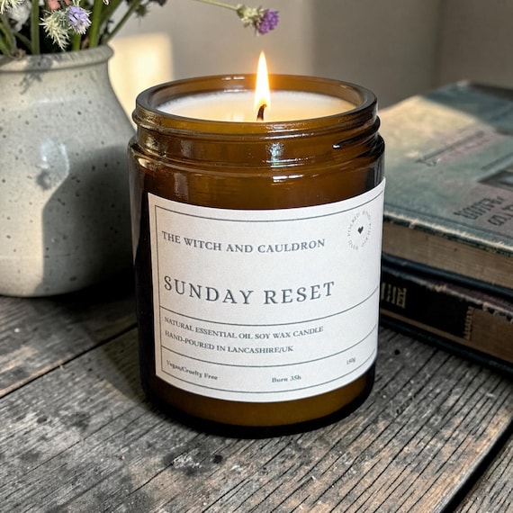 Sunday Reset Essential Oil Soy Wax Candle