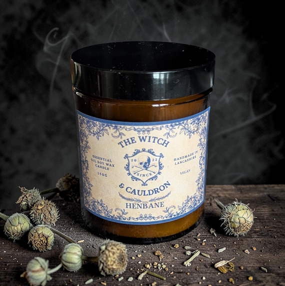 Henbane Essential Oil Soy Wax Candle