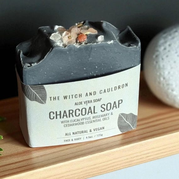 Charcoal Handcrafted Cold Process Soap Bar
