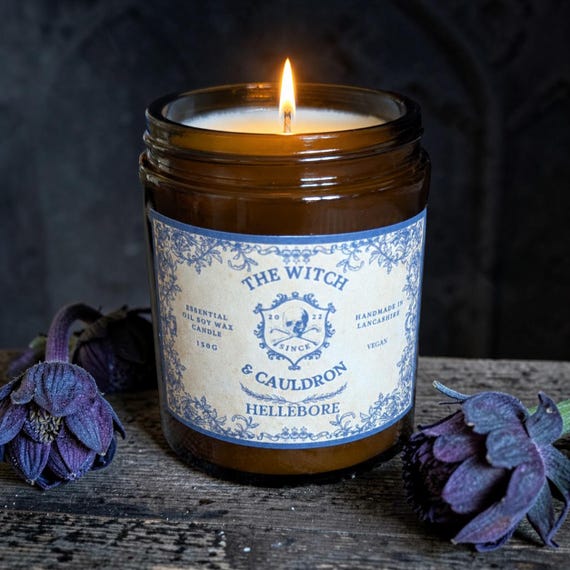 Hellebore Essential Oil Soy Wax Candle