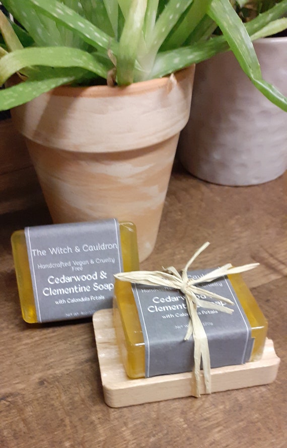 Cedarwood & Clementine Essential Oil Soap Bar - 120g