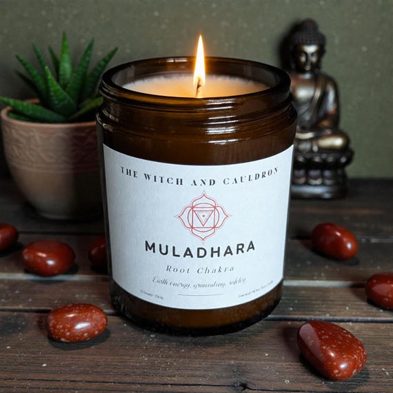 Root Chakra - Muladhara Essential Oil Soy Wax Candle