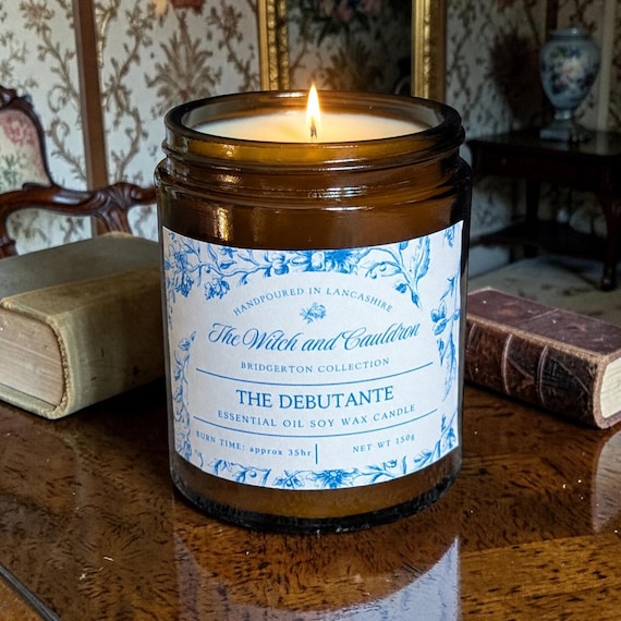 The Debutante- Bridgerton Inspired Essential Oil Soy Wax Candle