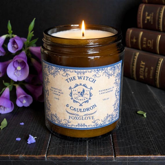 Foxglove Essential Oil Soy Wax Candle