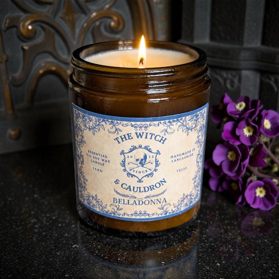 Belladonna Essential Oil Soy Wax Candle