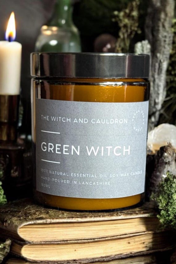 Green Witch Essential Oil Soy Wax Candle
