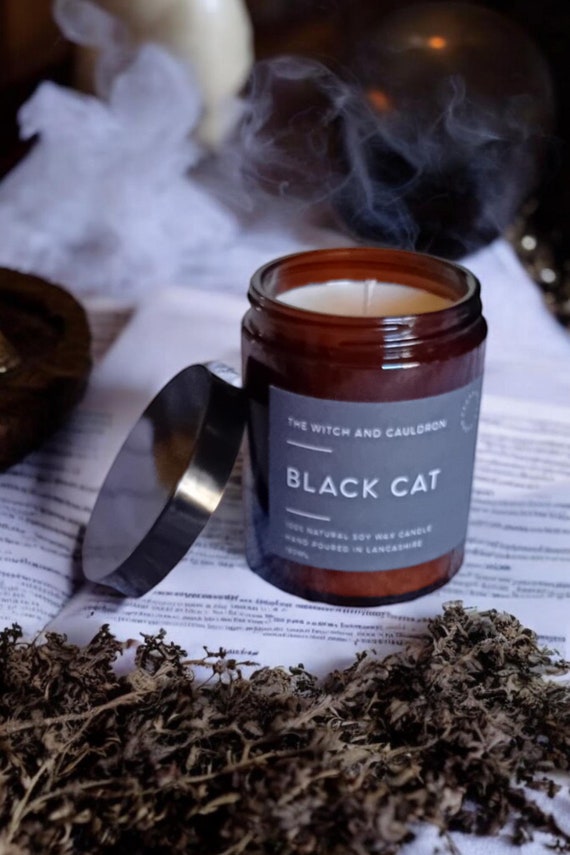 Black Cat Soy Wax Candle