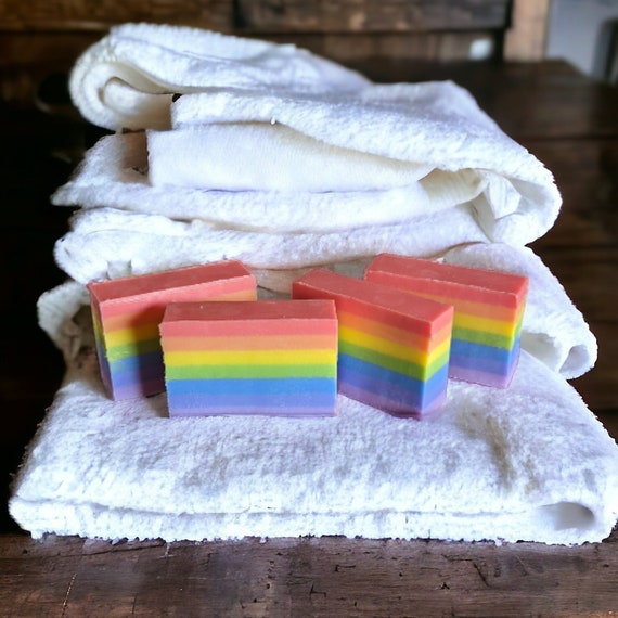 LGBTQ+ Pride Rainbow Handcrafted Artisan Soap Bar - 150g