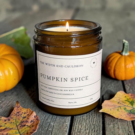 Pumpkin Spice Essential Oil Soy Wax Candle