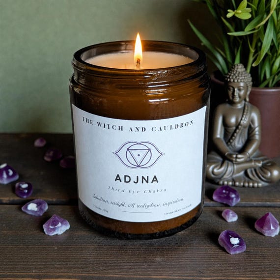 Third Eye Chakra - Ajna Essential Oil Soy Wax Candle