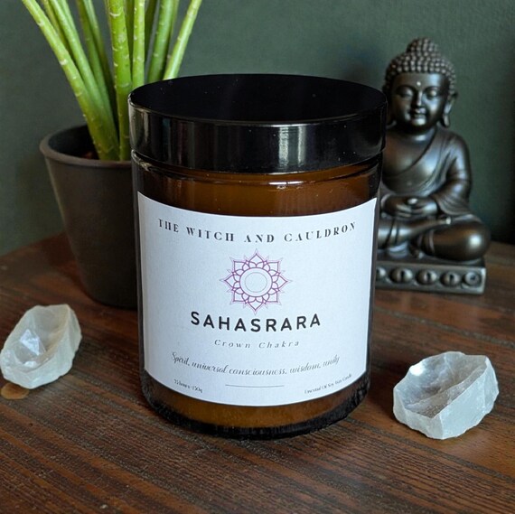 Crown Chakra - Sahasrara Essential Oil Soy Wax Candle