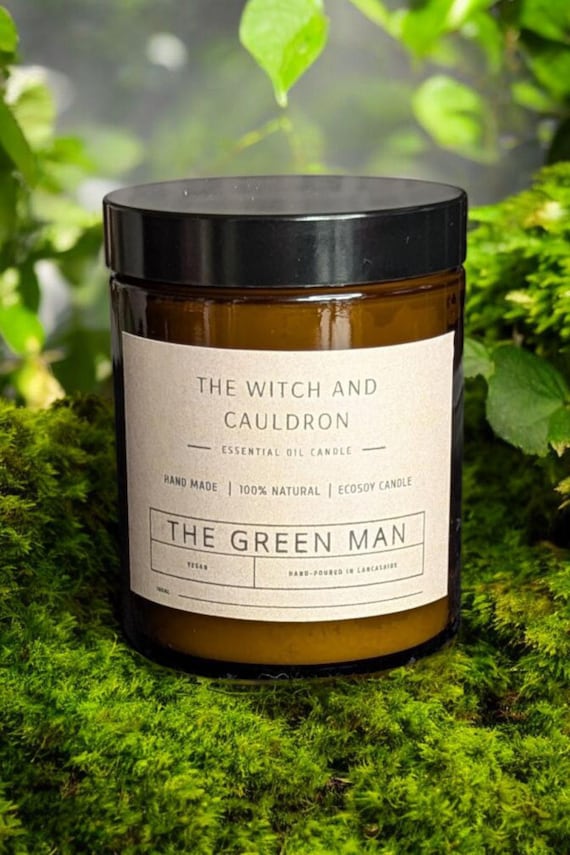 The Green Man Essential Oil Soy Wax Candle